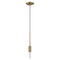 Dull Gold Mini Pendant Hanging Light